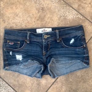Hollister jean shorts